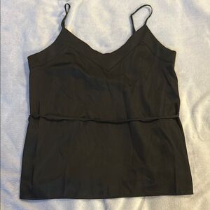 41 Hawthorn Black Fitted Sleeveless Camisole